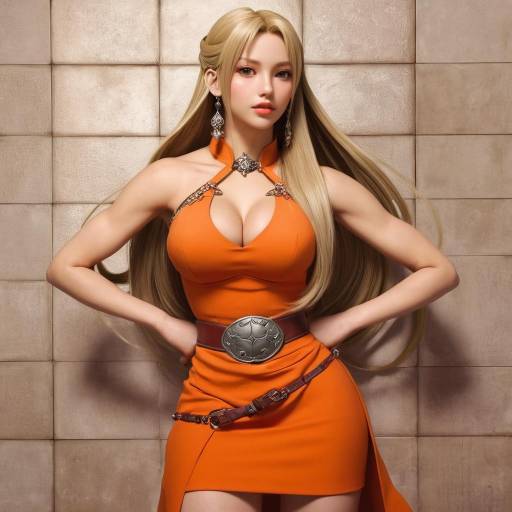 Stylish Portrait of Winry Rockbell