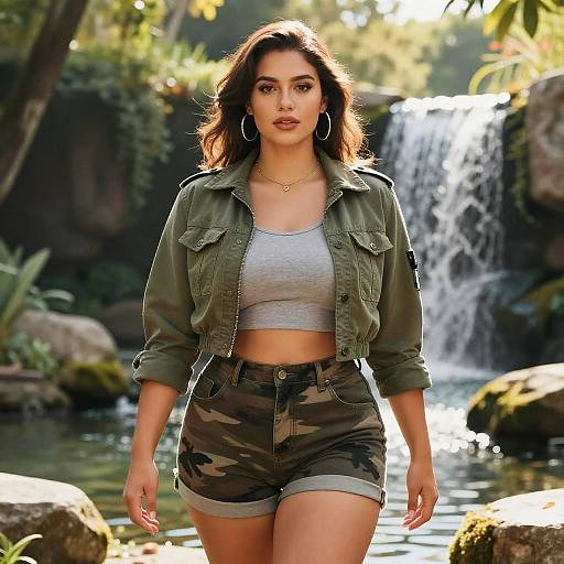 Confident Streetwear by Waterfall Sunrise