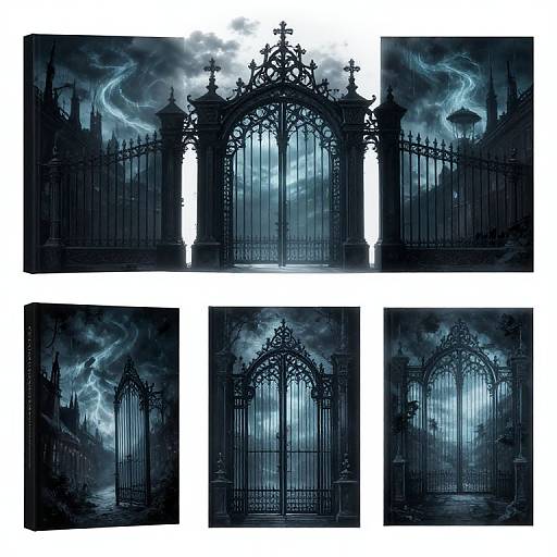 Gothic Academy Urban Fantasy Illustration