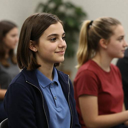 Young Women in Casual Setting