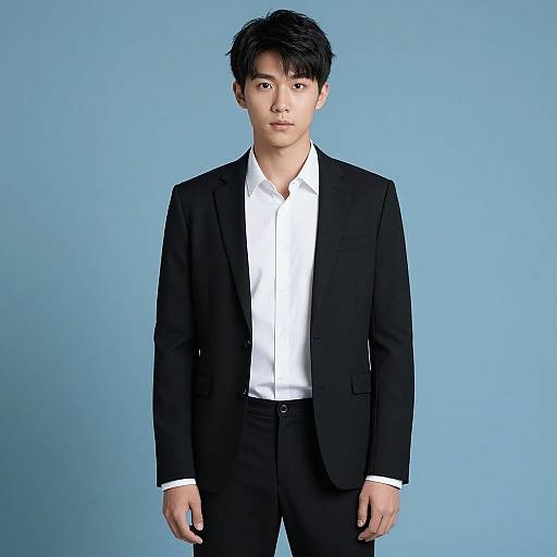 Stylish Asian Groom in Black Outfit