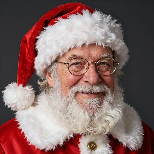 Elderly Santa Claus Portrait