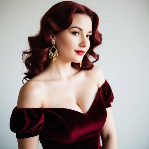 Vintage Velvet Cosplay of Rachel Love