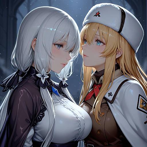 Illustration of Mosin-nagant (girls' frontline), girls' frontline in the style of Kumiko shiba