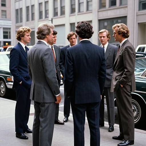 1980s Wall Street Executives Fashion