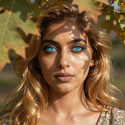 Surreal South Asian Portrait in Sunlight