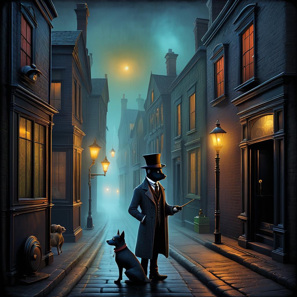 Humorous Dog Detective in Victorian Mystery