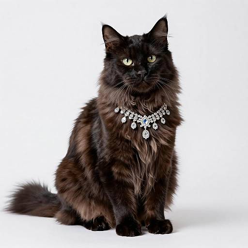 Elegant Norwegian Forest Cat Photography