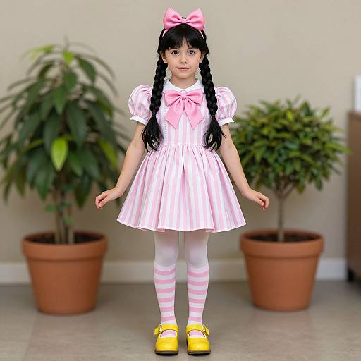 Rosita Costume with Twin Braids