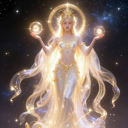 Radiant Celestial Deity Divinity