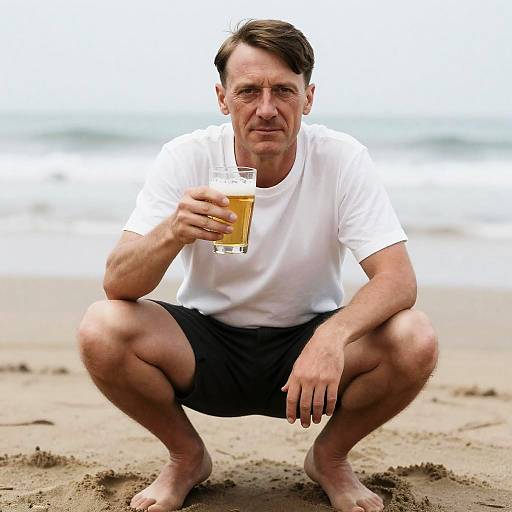 Hitler at Goa Beach in Hyperrealism