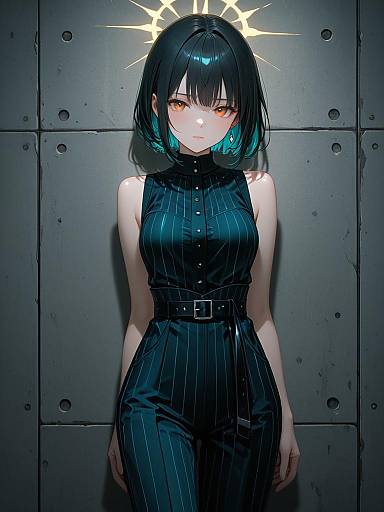 Cinematic Anime Fashion Portrait of a Woman