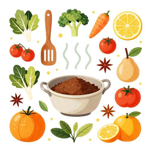 Vibrant Zero-Waste Foraged Kitchen Art