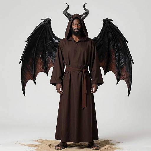 Photorealistic Dark Fantasy Character Costume