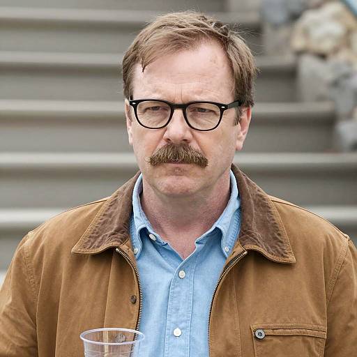 Realistic Portrait of Ian Malcolm