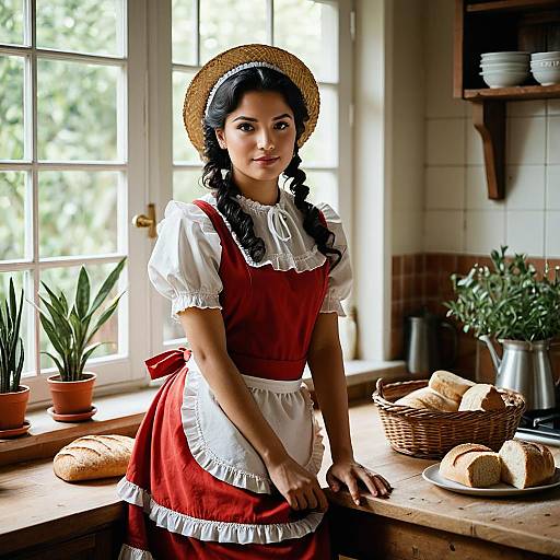 Cozy Morning with a Mexican Maid