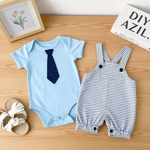 Newborn Clothing Display with Decor