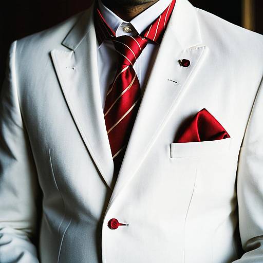 Close-Up of Man in White Sherwani
