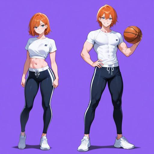 Confident Young Man with Basketball Confident Young Man with Basketball