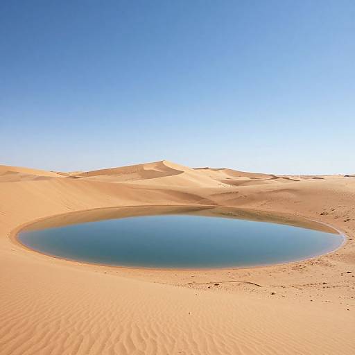 Desert Mirages of Frozen Time