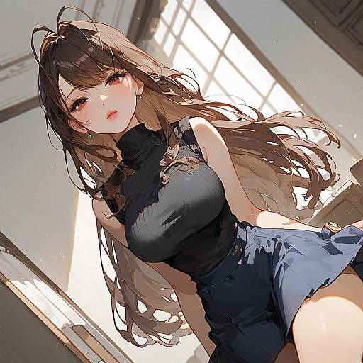 Anime Character Naru Narusegawa Portrait