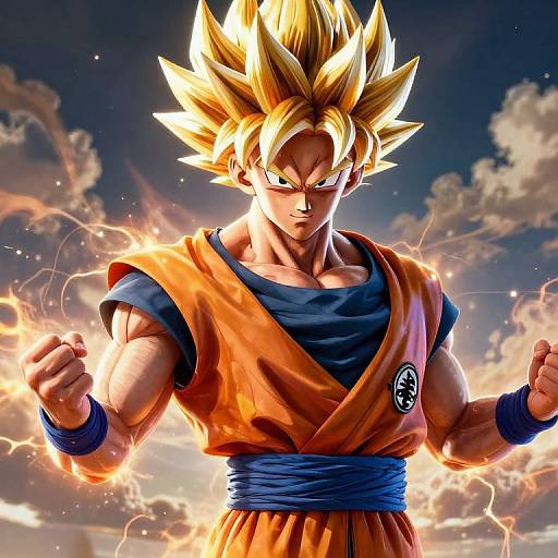 Keanu Reeves as Super Saiyan