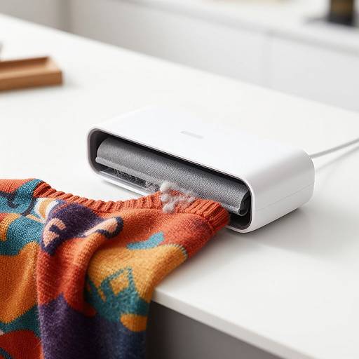 Modern Lint Remover on White Countertop