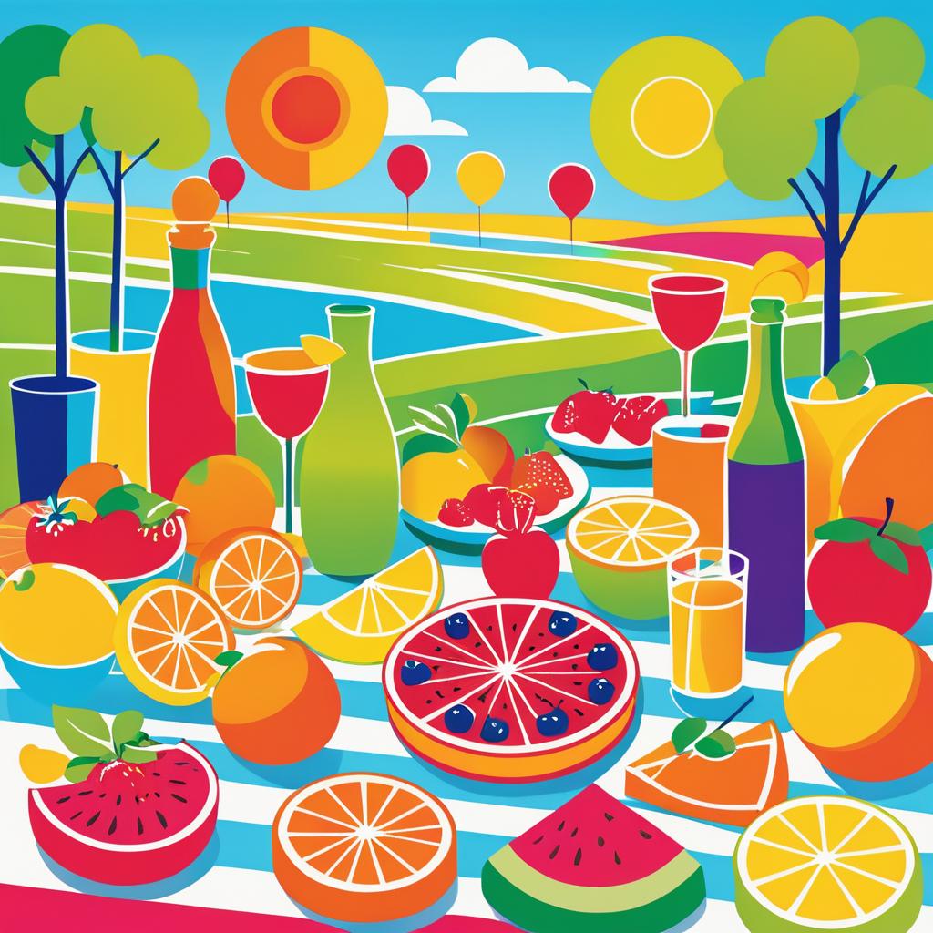 Celebrate Summer Picnics with Bold Art