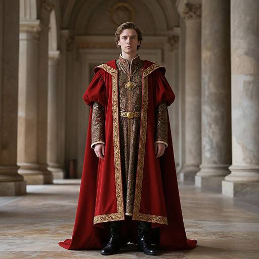 Regal Man in Grand Hall