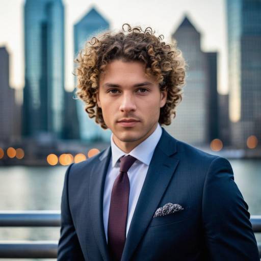 Captivating Gaze of a Suave Man