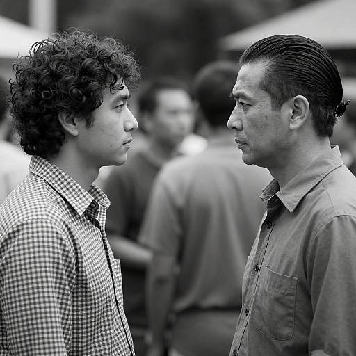 Intense Face-Off in a Crowded Setting