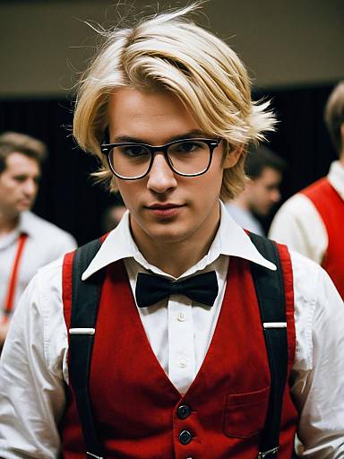 Realistic Male Nerd Dance Costume