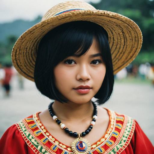 Portrait of a Filipino Girl in Costume