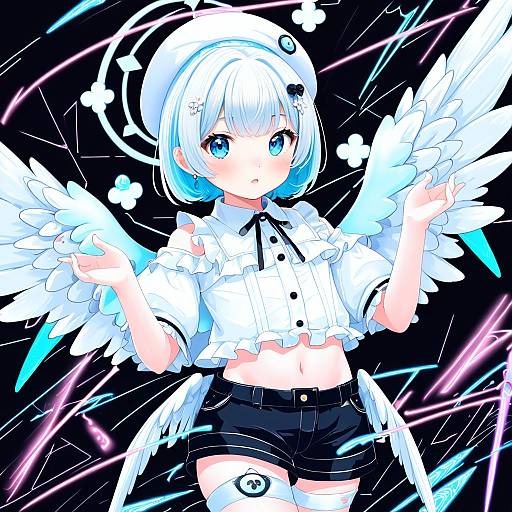 Illustration of Amemiya nazuna, vshojo in the style of Ajitarou (setsu)