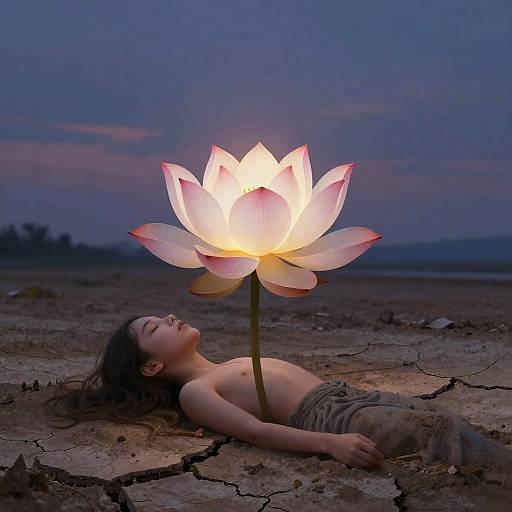 Lotus of Enlightenment from Suffering