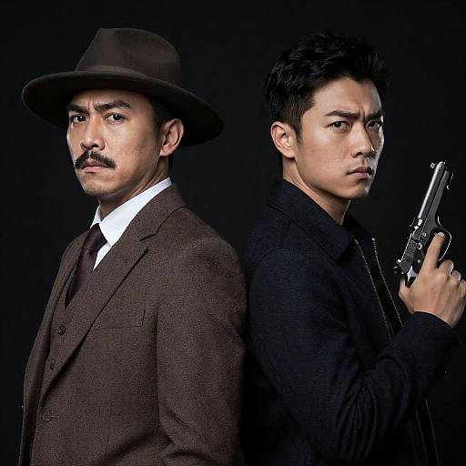 Intense Standoff Between Two Men