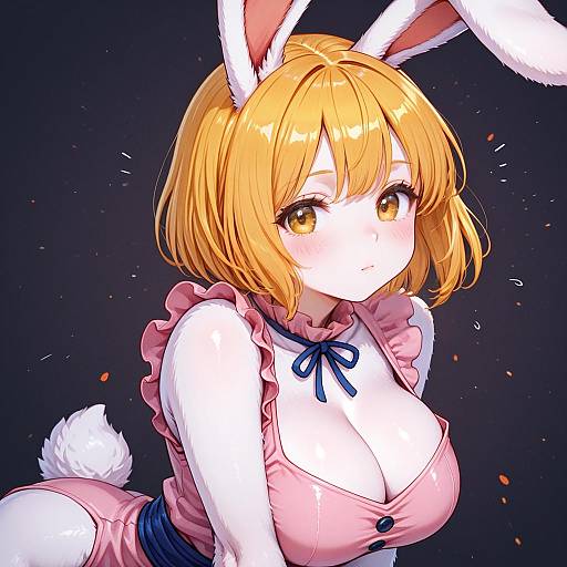 Illustration of Carrot (one piece), one piece in the style of Terrajin