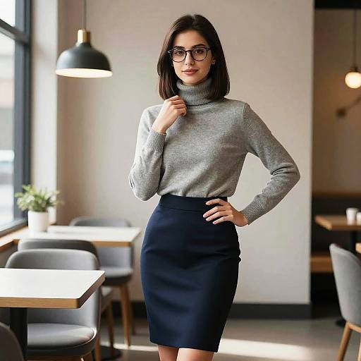 Cinematic Portrait of Calm Woman