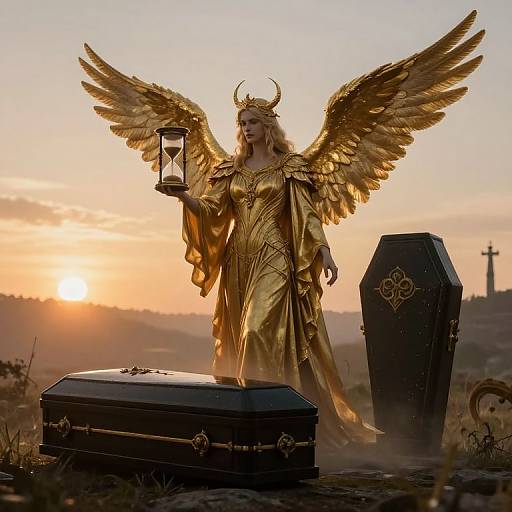 Guardian of Time at Dawn