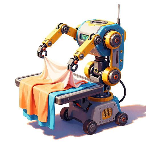 Futuristic Robotic Cloth Remover Concept