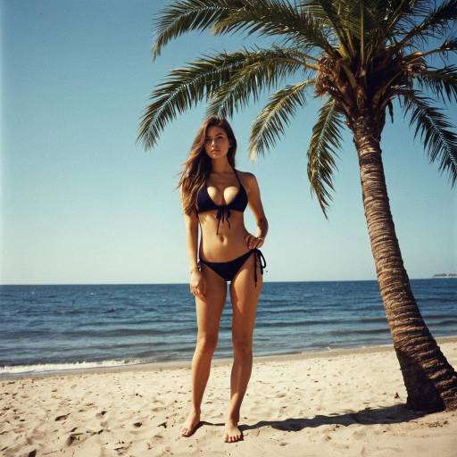 Beach Beauty in a Swimsuit