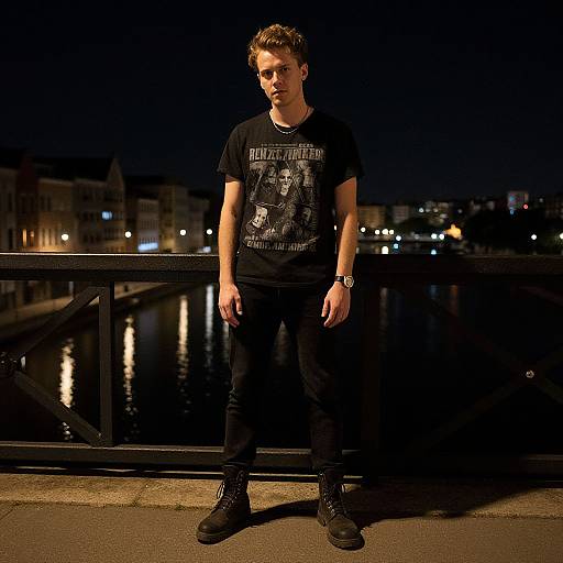 Edgy European Street Style at Night