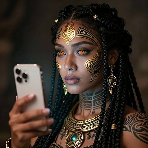 Mystic Sorceress with Tribal Digital Fusion