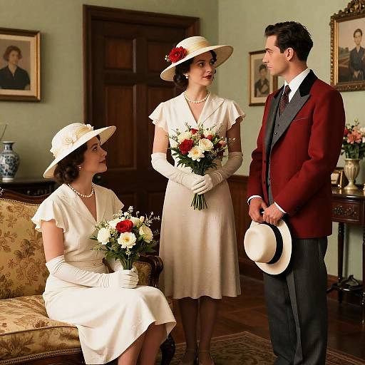 Vintage 1930s Elegant Gathering