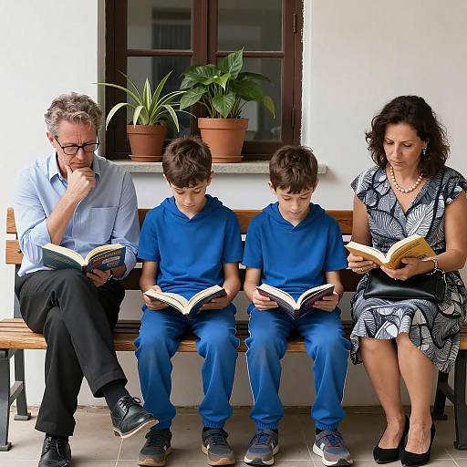 Peaceful Scene on a Park Bench