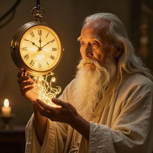 Elderly Sage with Timeless Wisdom