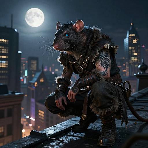 Rat Shifter Rogue in Urban Fantasy