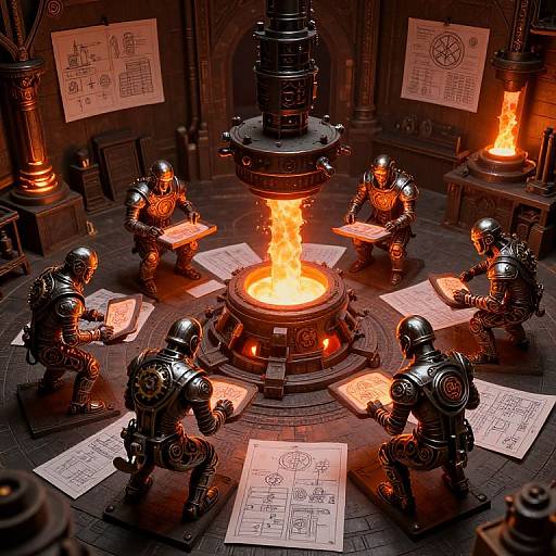 Warforges in Ancient Magical Forge