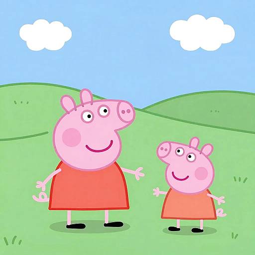 Andrew Tate in Peppa Pig Style