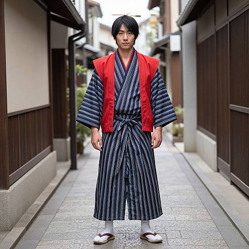 Genji Oni Costume in Narrow Alley